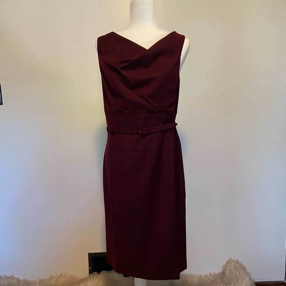 Ann Taylor burgundy dress. NEW WITHOUT TAGS!